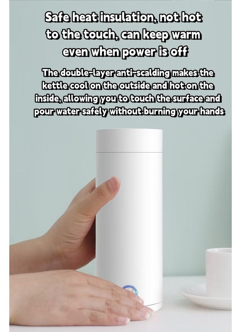 حصريا كوب تسخين كهربائي صغير محمول لتسخين الماء كهربائي معزول غلاية متكاملة أوتوماتيكية وعاء صحي صغير للسفر - Image 5