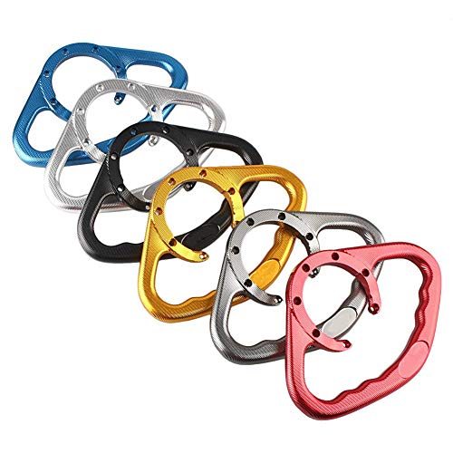 Luckmart Motorcycle Aluminium Rear Passenger Gas Tank Bar Handle Grip Bar Handlebar Grab 7 Holes Compatible for Honda CBR600 CBR900 CBR929 CBR954 CBR250 CBR400 CBR1000 CBR1100 Black - Image 3