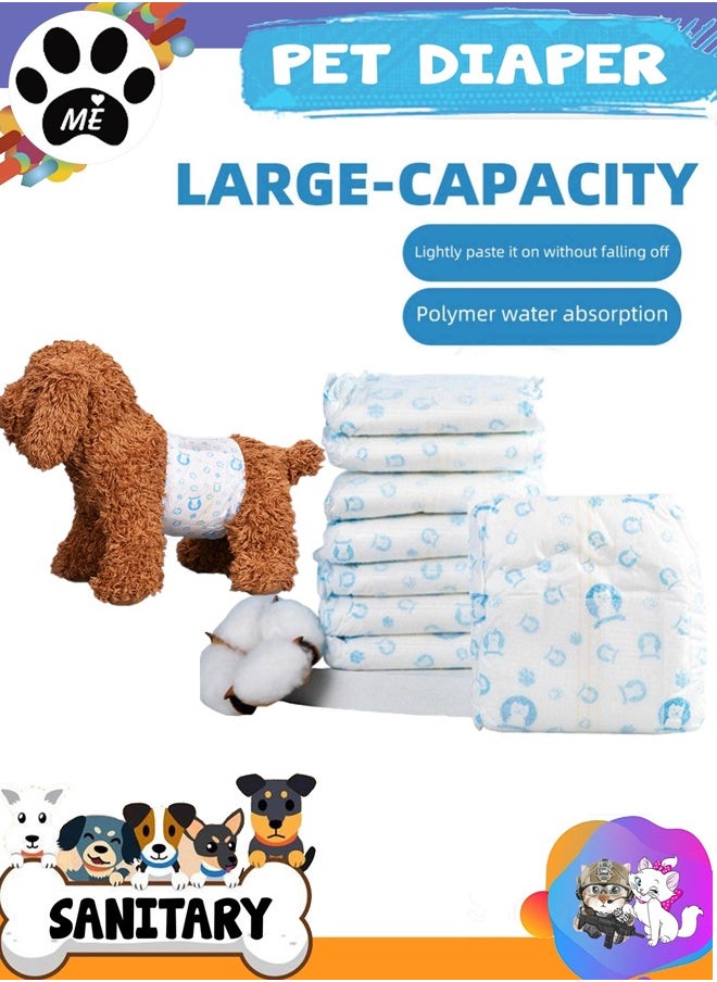 Female Dog Diapers Disposable Pet Diapers Healthful Wood Pulp Dog Sanitary Nappy for Female Dog Doggy Diapers Absorbent Pad for Doggy in Heat Excitable Urination Incontinence Training