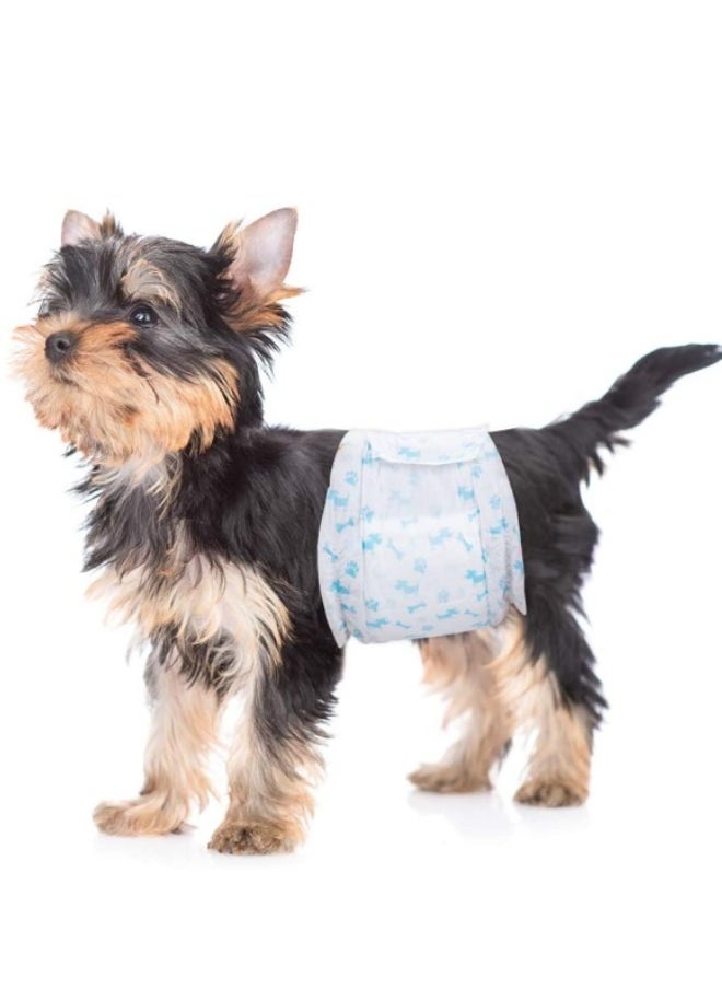 Female Dog Diapers Disposable Pet Diapers Healthful Wood Pulp Dog Sanitary Nappy for Female Dog Doggy Diapers Absorbent Pad for Doggy in Heat Excitable Urination Incontinence Training