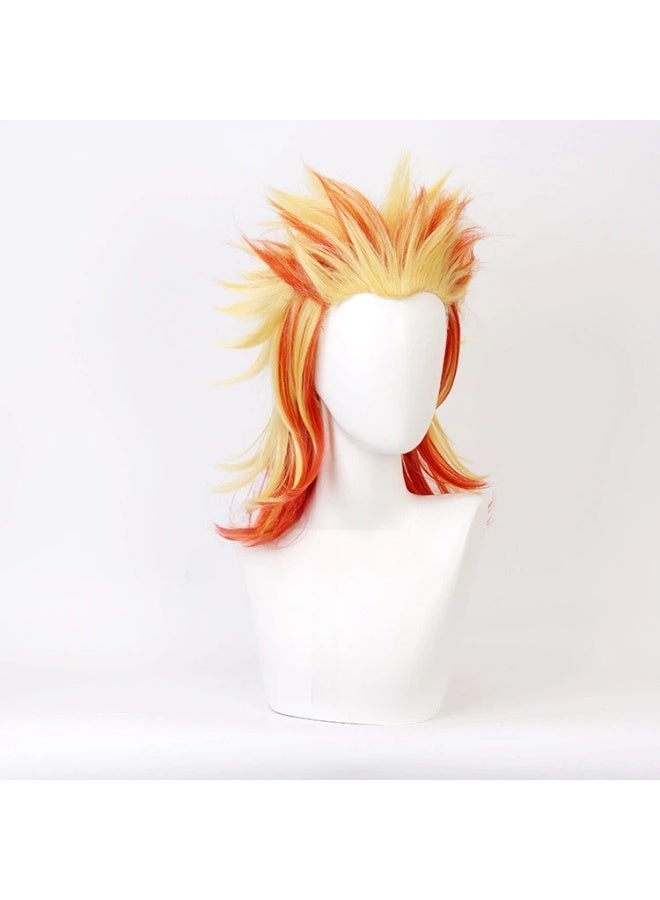 Demon Slayer Rengoku Kyoujurou cosplay Wig is a gift for family and friends who love cosplay - Image 2
