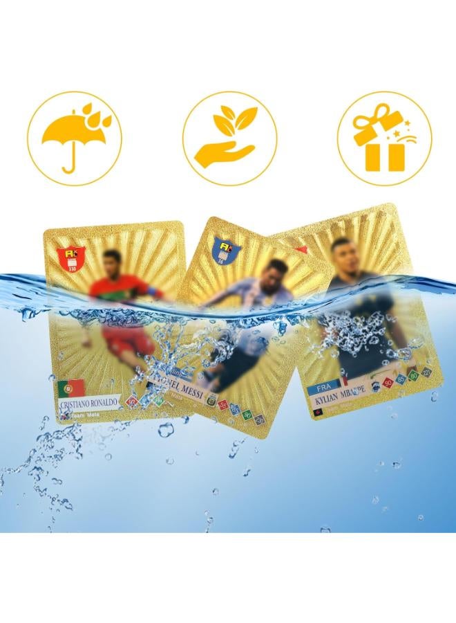 Football Star Cards, 55Pcs Football Cards 2025 Premier League, Gold Foil Top Footballs Card, Birthday Gift - Image 2