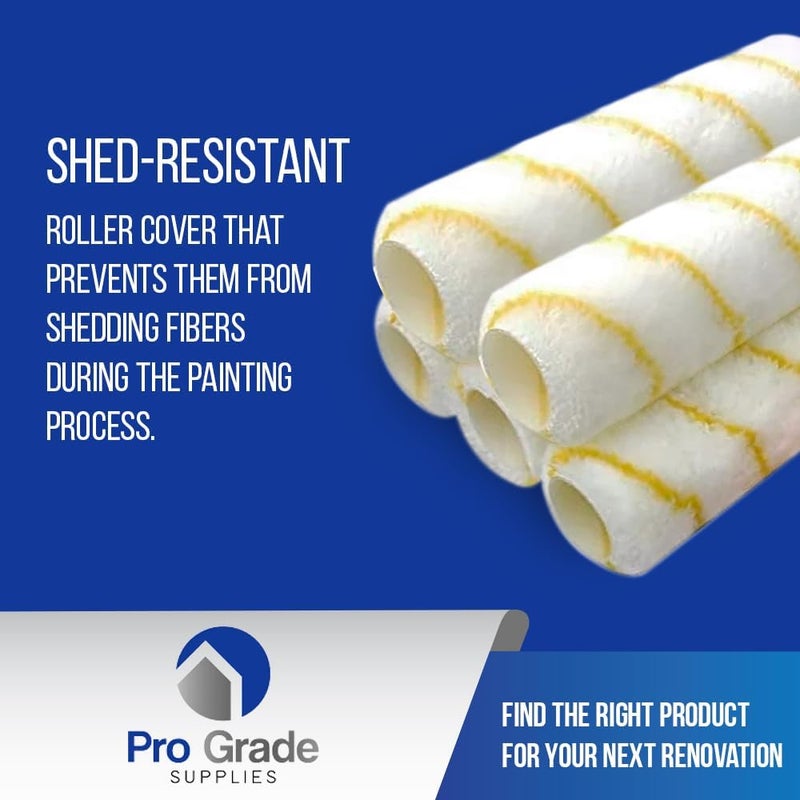 Pro-Grade - Paint Roller Covers - 1/2 X 9 Inch Microfiber 5 Pack - Image 5