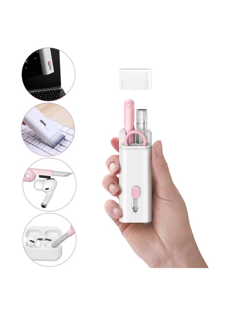 Generic - Laptop Cleaner, 7 in 1 Keyboard Cleaner Set, Computer MacBook Earphone Cleaning Kit, Tablet and Screen Dust Brush Including Soft Sweep - Image 1