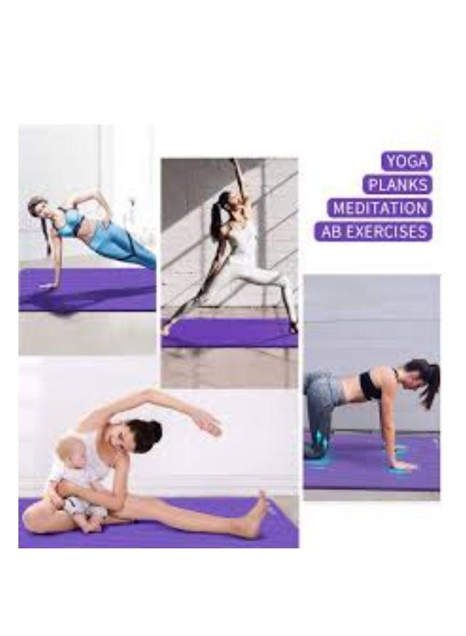 Extra Thick Exercise Yoga Mat with Carrying Strap - Image 3