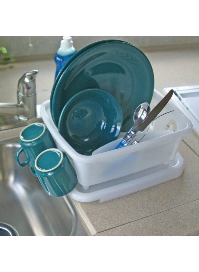 Camco Camco RV Mini Dish Drainer & Tray | Features a Sloped Drain Tray Design, Heavy-Duty Construction, and is Ideal for Small Spaces, Apartments, Boats, and More (43511) - Image 3