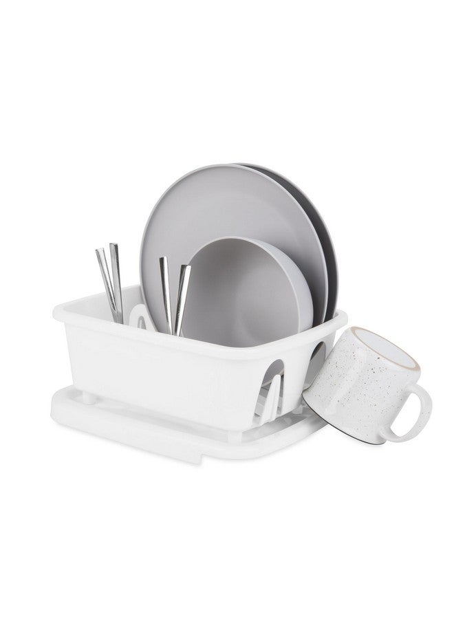 Camco Camco RV Mini Dish Drainer & Tray | Features a Sloped Drain Tray Design, Heavy-Duty Construction, and is Ideal for Small Spaces, Apartments, Boats, and More (43511) - Image 2