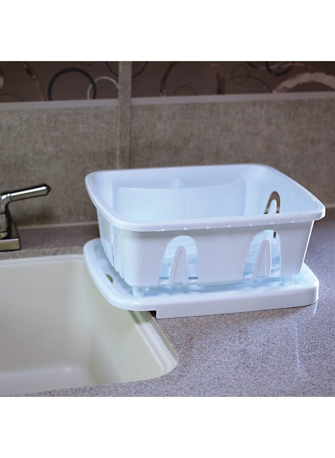 Camco Camco RV Mini Dish Drainer & Tray | Features a Sloped Drain Tray Design, Heavy-Duty Construction, and is Ideal for Small Spaces, Apartments, Boats, and More (43511) - Image 4