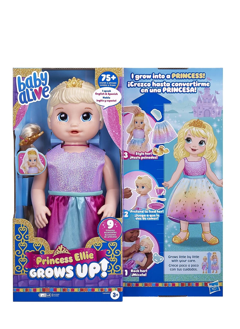 Baby Alive - Princess Ellie Grows Up Doll F5236 - Image 1