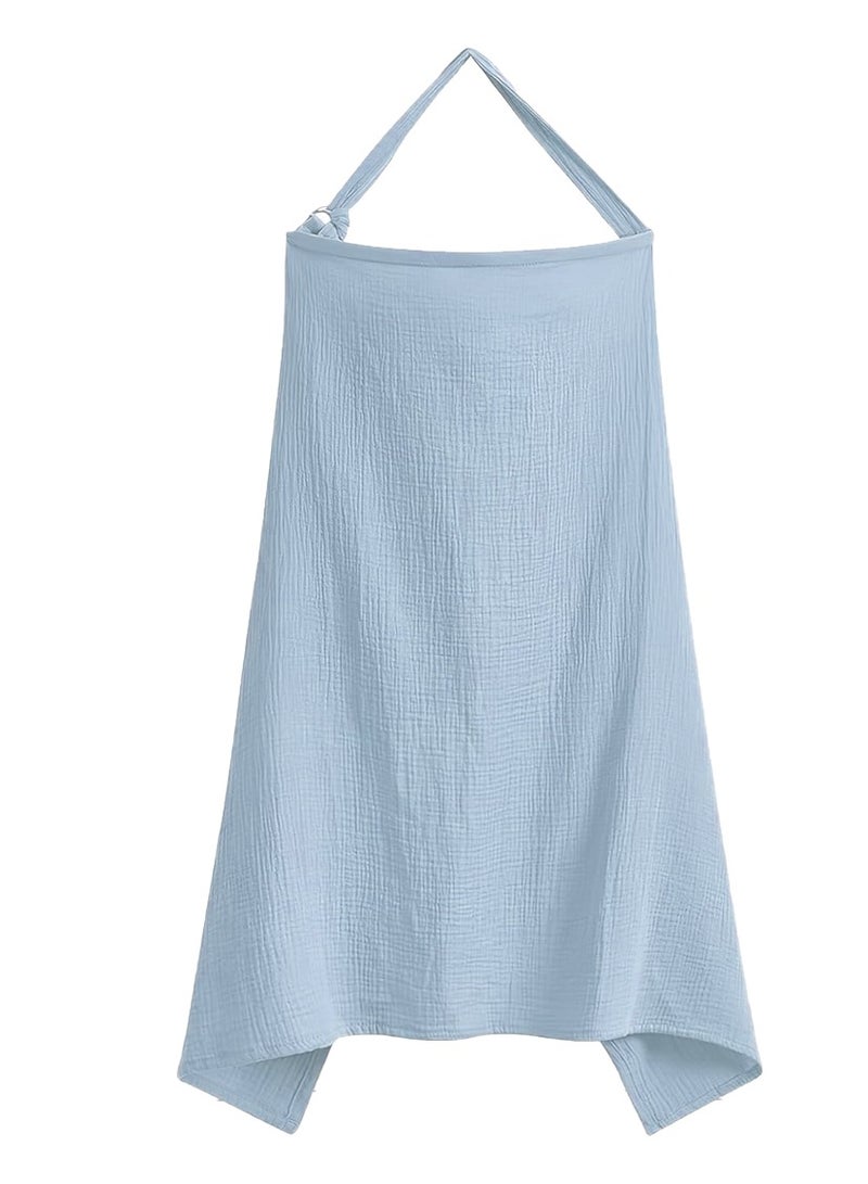 Cute 'n' Cuddle Nursing Breastfeeding Cover For Babies – Soft Breathable Cotton With Adjustable Neck Strap, Privacy For Moms, Lightweight & Stylish Nursing Shawl For Feeding In Public – Travel Friendly (One - Image 1