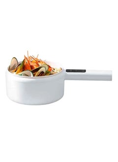 Portable Multi-function Student Colorful Mini Noodle Cooker pan Stainless Steel Electric Cooking Pot with long handle