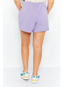 adidas Originals Women Sportswear Fit Training Short, Purple  - Image 4