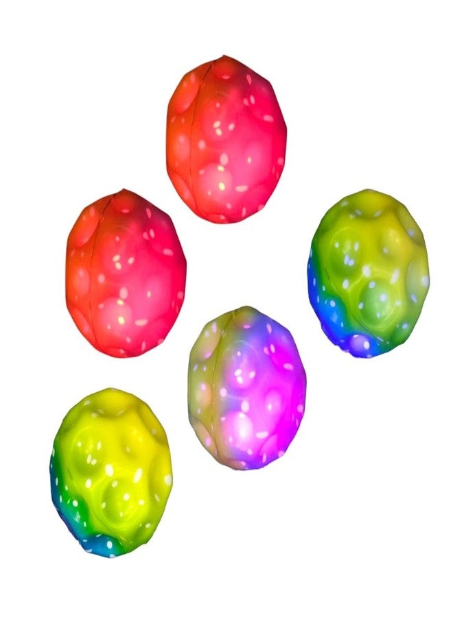 SARASI Light Moon Bouncy Ball for Kids, Anti Stress & High Bounce Ball [Pack 1Pcs] - 7.5 cm (Multicolor) - Image 1