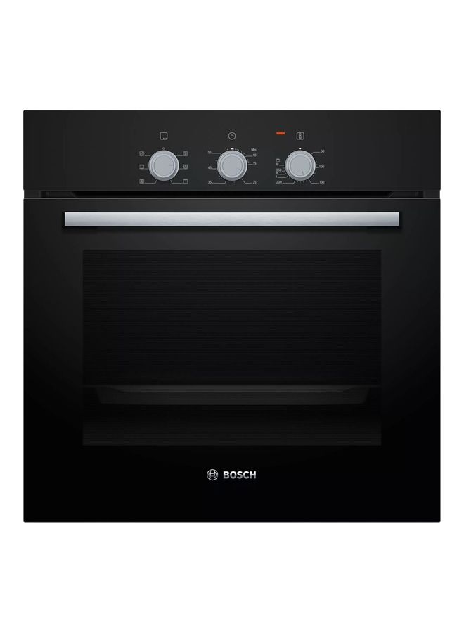 BOSCH Series 2 Electric Built-In Oven 66 Litres, HBF011BA1 Black - Image 1