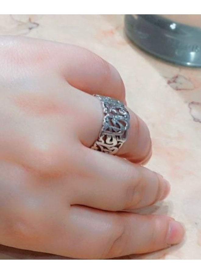 osir “And we have promised to walk together” ring, crafted from 925 sterling silver. - Image 2