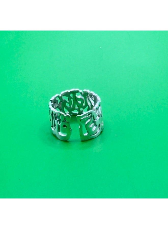 osir “And we have promised to walk together” ring, crafted from 925 sterling silver. - Image 3