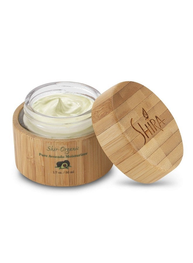 SHIRA Shira Shir Organic Avocado Moisturizer, 24-Hour Hydrating Face Cream Infused with Vitamins A, B, D, and E for Nourished Skin, Pure Face Moisturizer Cream(50ml)  - Image 1