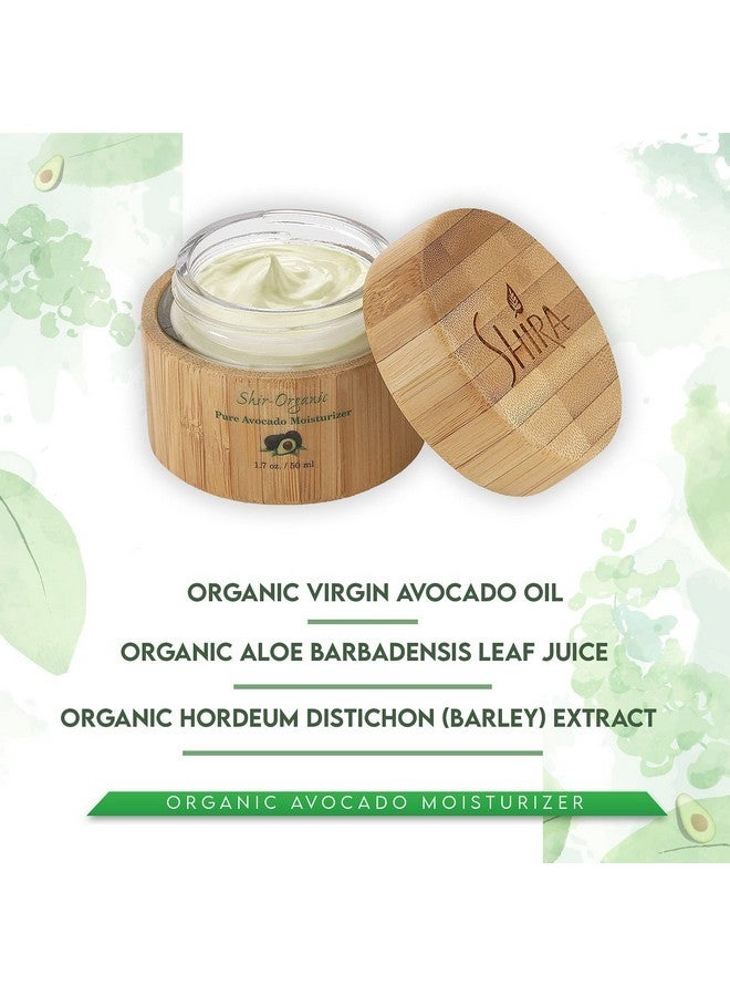 SHIRA Shira Shir Organic Avocado Moisturizer, 24-Hour Hydrating Face Cream Infused with Vitamins A, B, D, and E for Nourished Skin, Pure Face Moisturizer Cream(50ml)  - Image 3