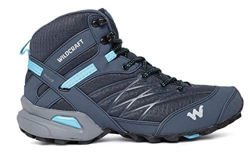 Wildcraft Men's RuNX TR Hugo Blue_Light_Blue Trekking&Hiking Shoes (51657) - 8 UK/India (42 EU) (9 US) - Image 2