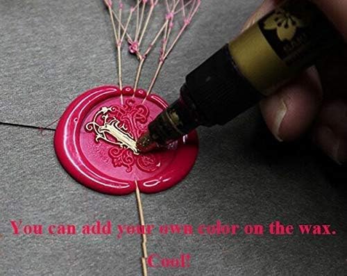 MNYR Vintage Cute Bird with Letter Envelope Grass Wax Seal Sealing Stamp Kit Rosewood Handle - Ideal for Decorating Gift Packing, Envelopes, Parcels, Cards, Letetrs, Wedding Invitations Seal Stamp - Image 4