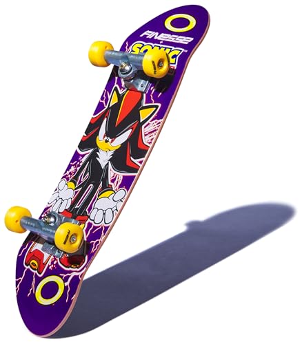 TECH DECK, Finesse X Sonic The Hedgehog Handboard; Authentic Mini Skateboards, Kids Toys for Boys & Girls, Ages 6 and up (Hands Use Only) - Image 4