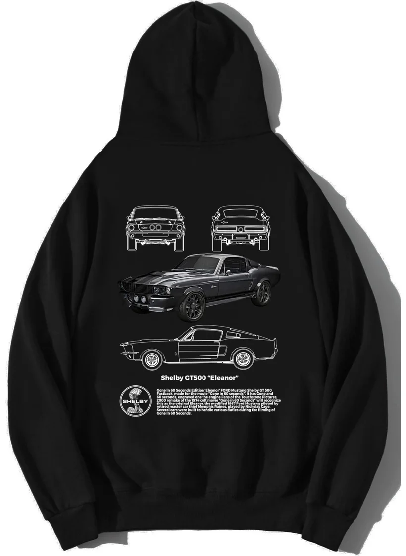 بي ار زد كولكشن Oversize Shelby GT500 ''eleanor'' Hoodie