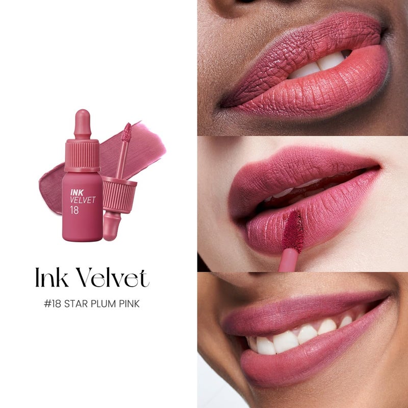 Peripera Ink the Velvet Lip Tint - High Pigment Color, Longwear, Weightless, Gluten-Free, Paraben-Free (043 Caffeine Nude) - Image 4