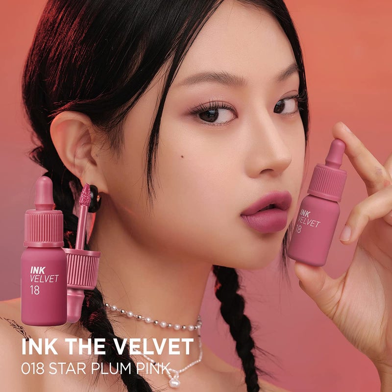 Peripera Ink the Velvet Lip Tint - High Pigment Color, Longwear, Weightless, Gluten-Free, Paraben-Free (043 Caffeine Nude) - Image 2