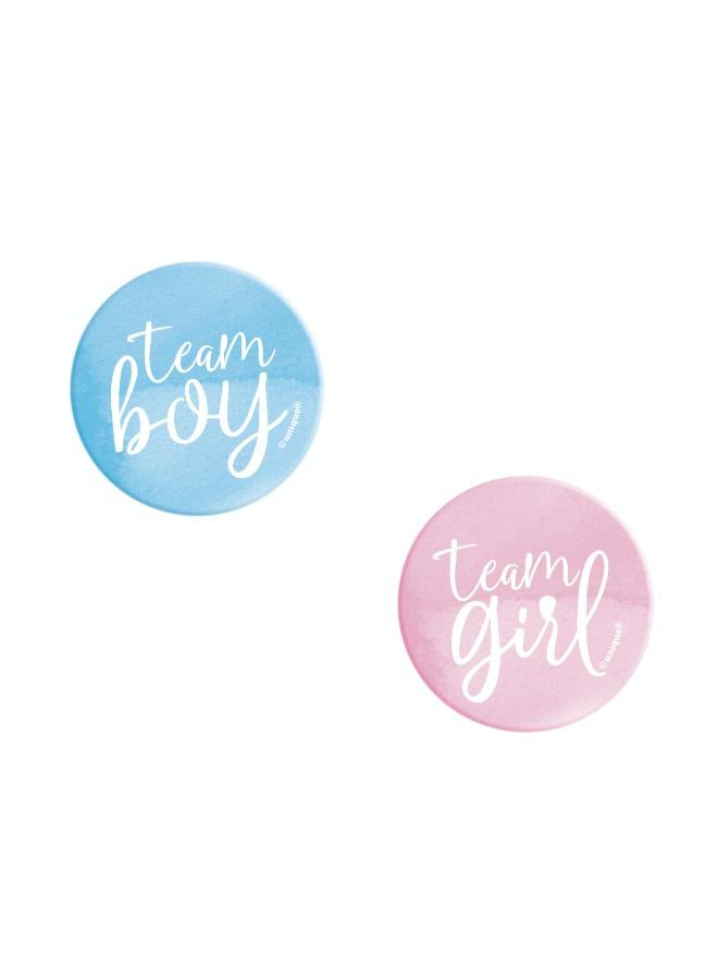 Unique Team Boy/Girl Gender Reveal Badge - Image 2