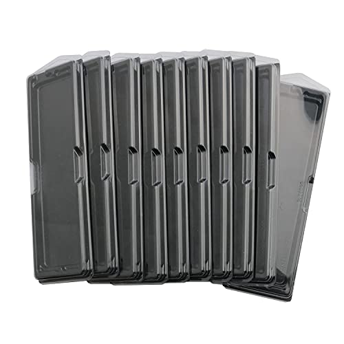 SJZBIN 10Pcs DDR Memory RAM Module Case Plastic Box Packaging Container Clamshell Antistatic Tray for DDR2, DDR3 and DDR4 Long DIMM Desktop Memory RAM Module - Image 1