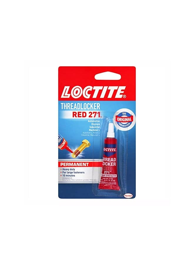 Loctite Threadlocker Red 271 Red 0.2 Fl Oz, 1 Tube