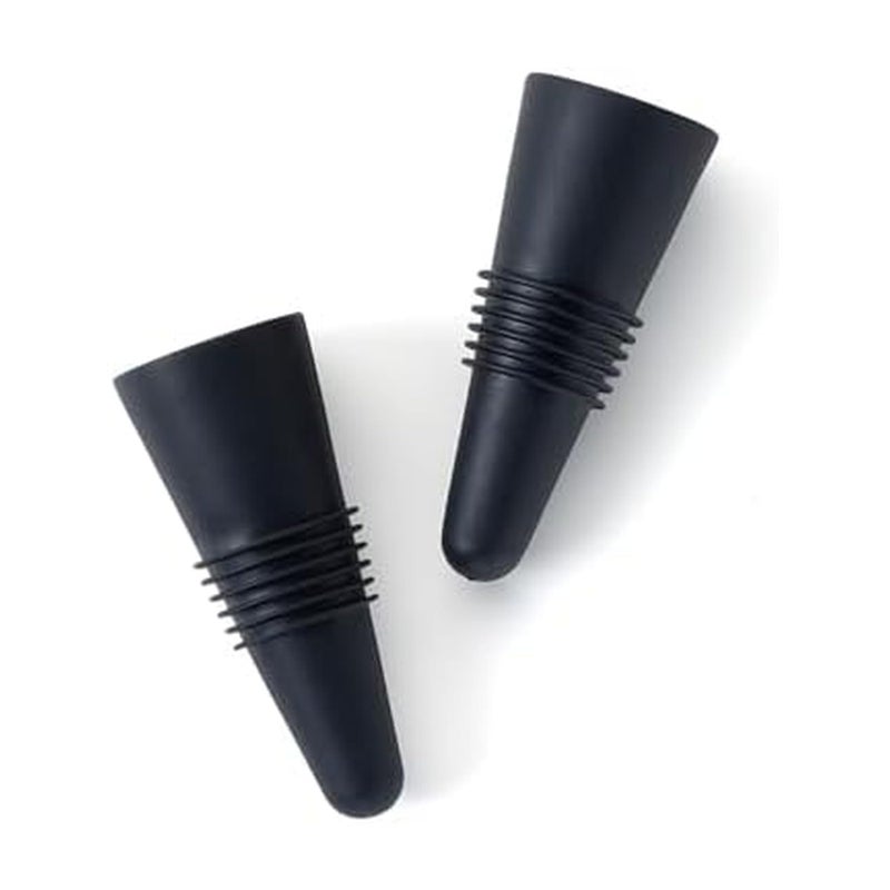 Rabbit Wine Stoppers and Beverage Bottle Stoppers, Silicone Set of 2 - Image 1