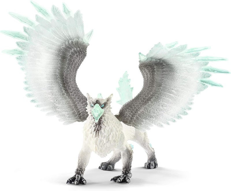 schleich Eldrador Creatures 13 Ice Griffin Toy Large Dragon Figure with Movable Wings Winged Lion Beast Figurine for Imaginative Play Fun Monster Fantasy Toy for Boys and Girls 7 70143 - Image 2
