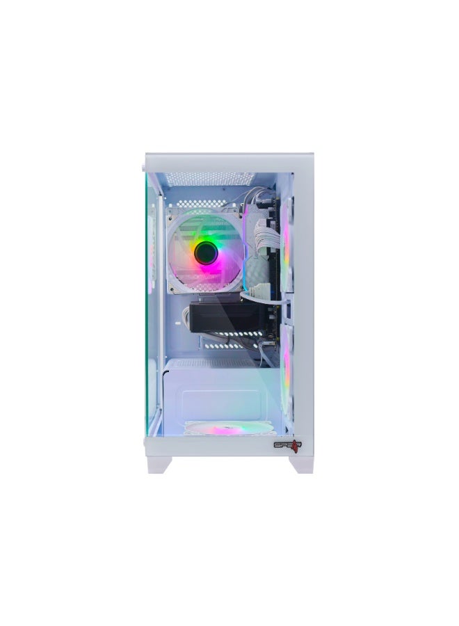 Spear Pc Gaming PC – Intel Core i5-14400F, RTX 5060Ti 8GB, 16GB DDR5, 1TB NVMe SSD 3300MB/s, 700W PSU, ARGB ATX Case with 4 ARGB Fans & Remote, Windows 11 Pro White - Image 3