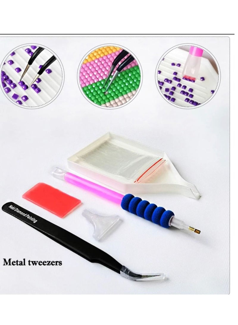 STRATEG DIY 5D Round Diamond Painting Craft Kits Multicolor - Image 3