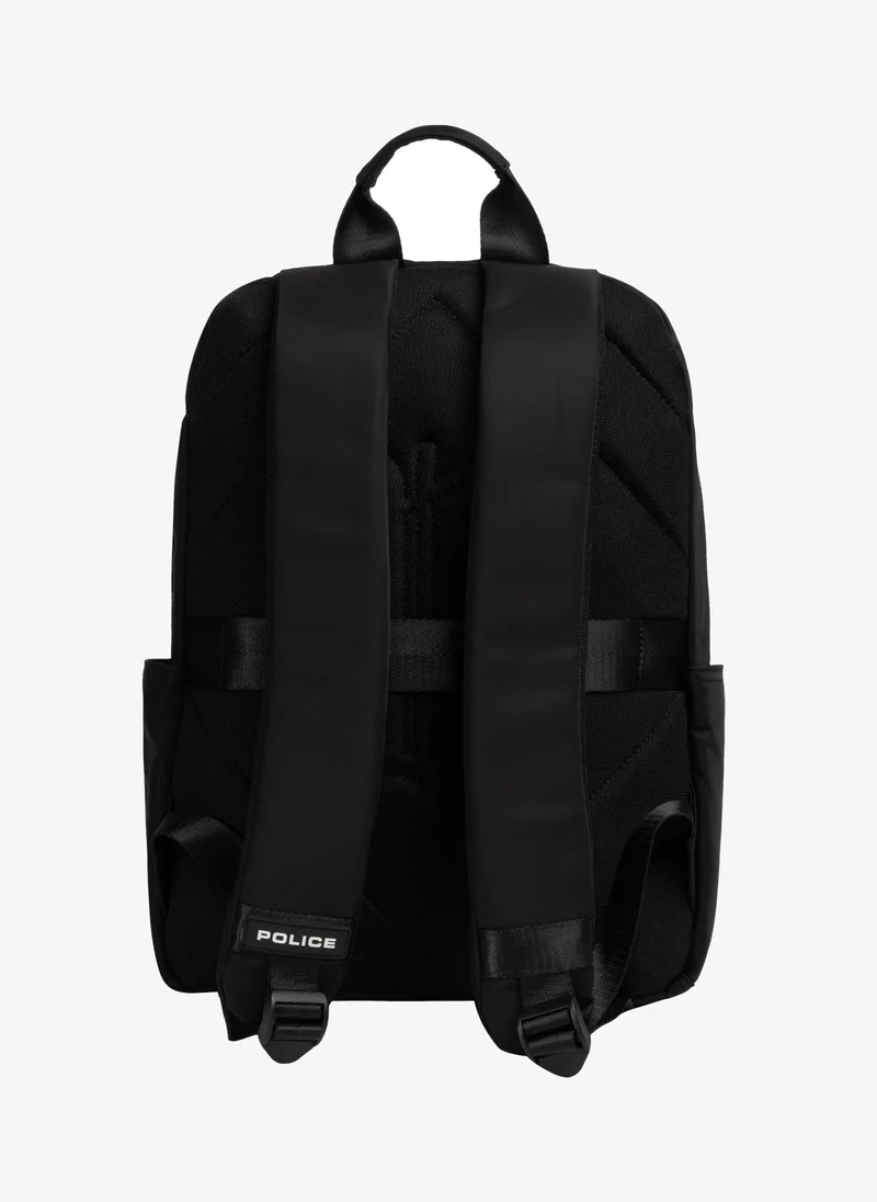 Police Police Men's Matthew Compact Urban Backpack with Highly Organised Streamlined Design, Efficient City Travel & Everyday Carry Utility – Black