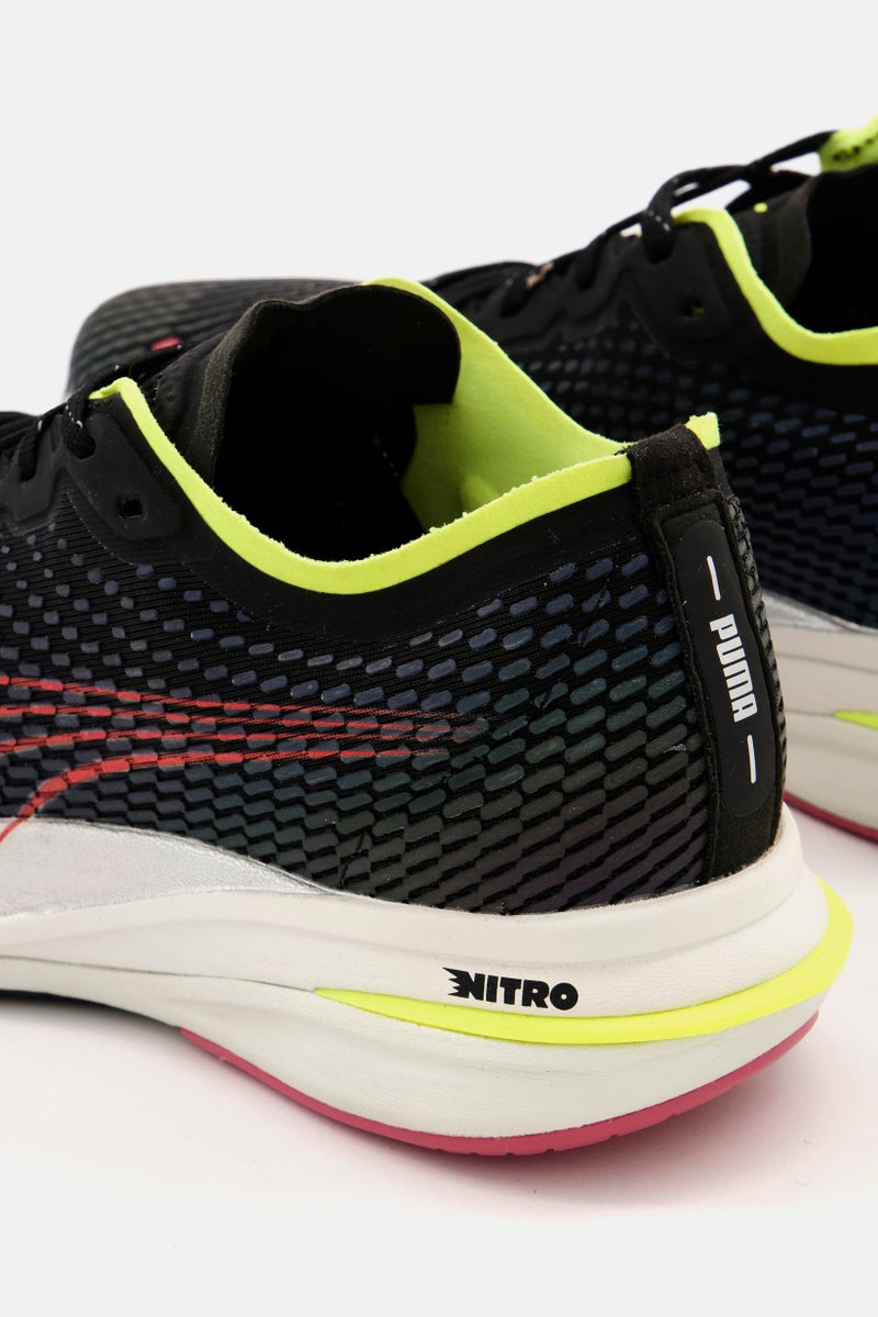 PUMA Women Lace Up Deviate Nitro WTR Running Shoes, Black - Image 2