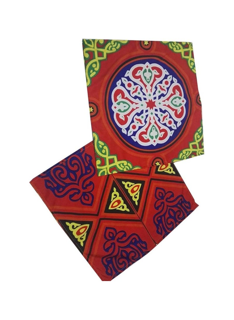 Polyester pillow cover with a Khayami design for Ramadan decoration, 40*30, one piece - Design may vary. - Image 2