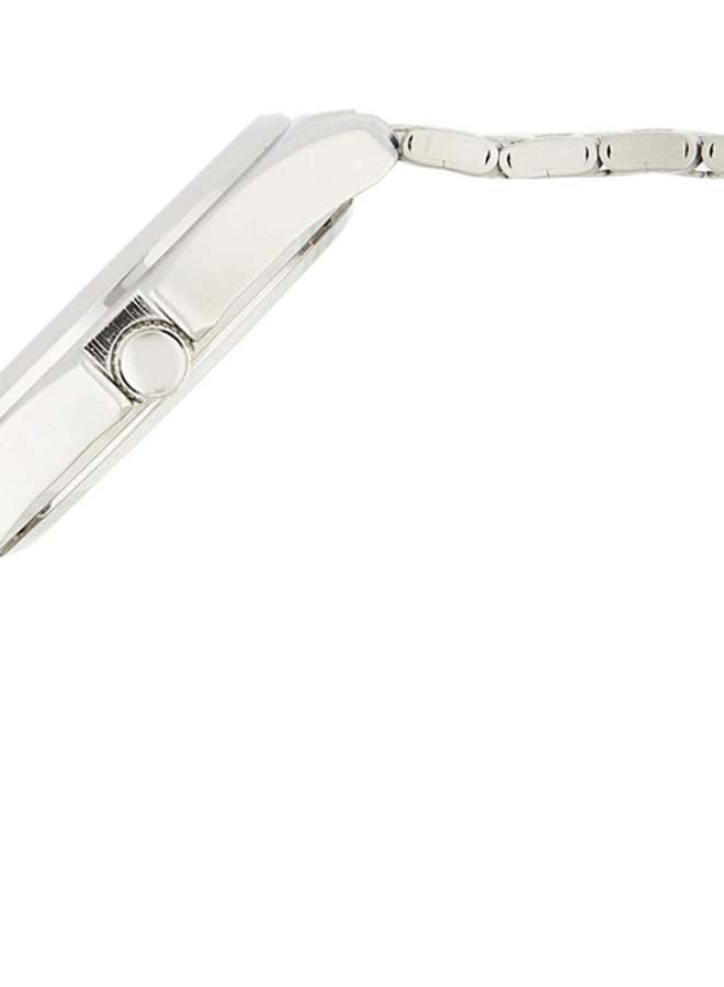 كاسيو ساعة يد كوارتز بعقارب وسوار من الإستانلس ستيل طراز MTP-1183A-7BDF - مقاس 34 مم - لون فضي رجال - Image 3