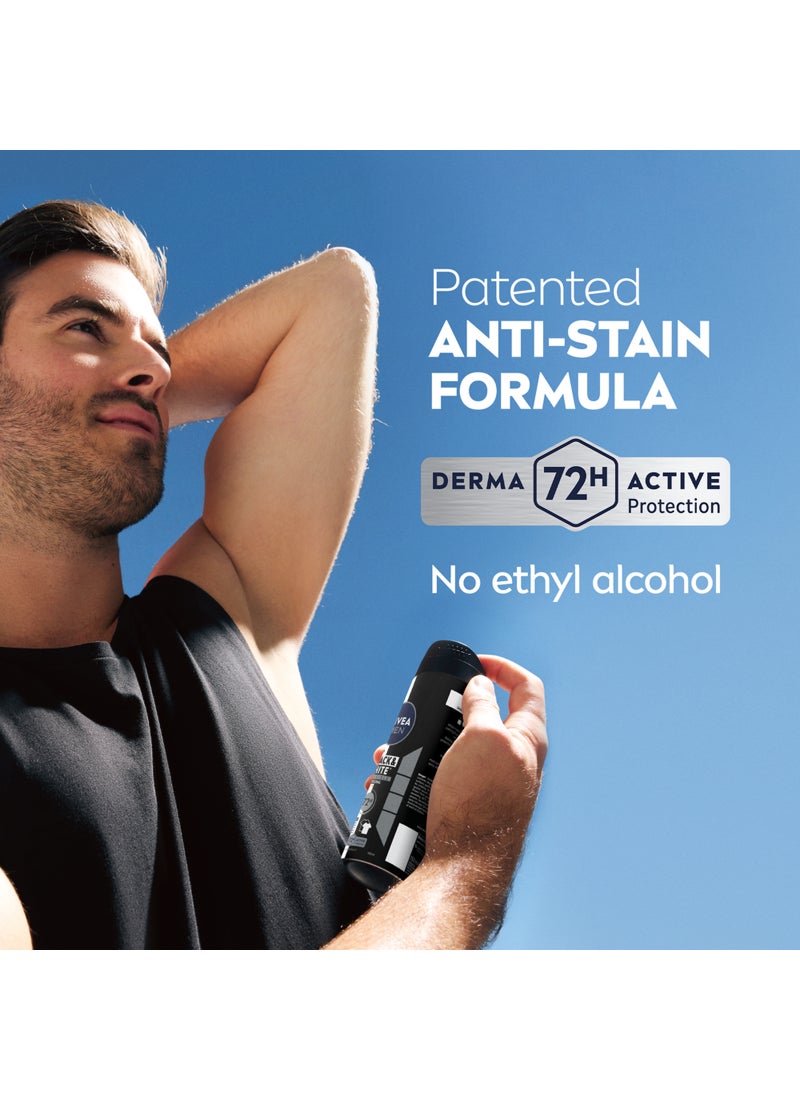 Nivea Antiperspirant Spray Black And  White Invisible Original Pack of 2 - Image 5