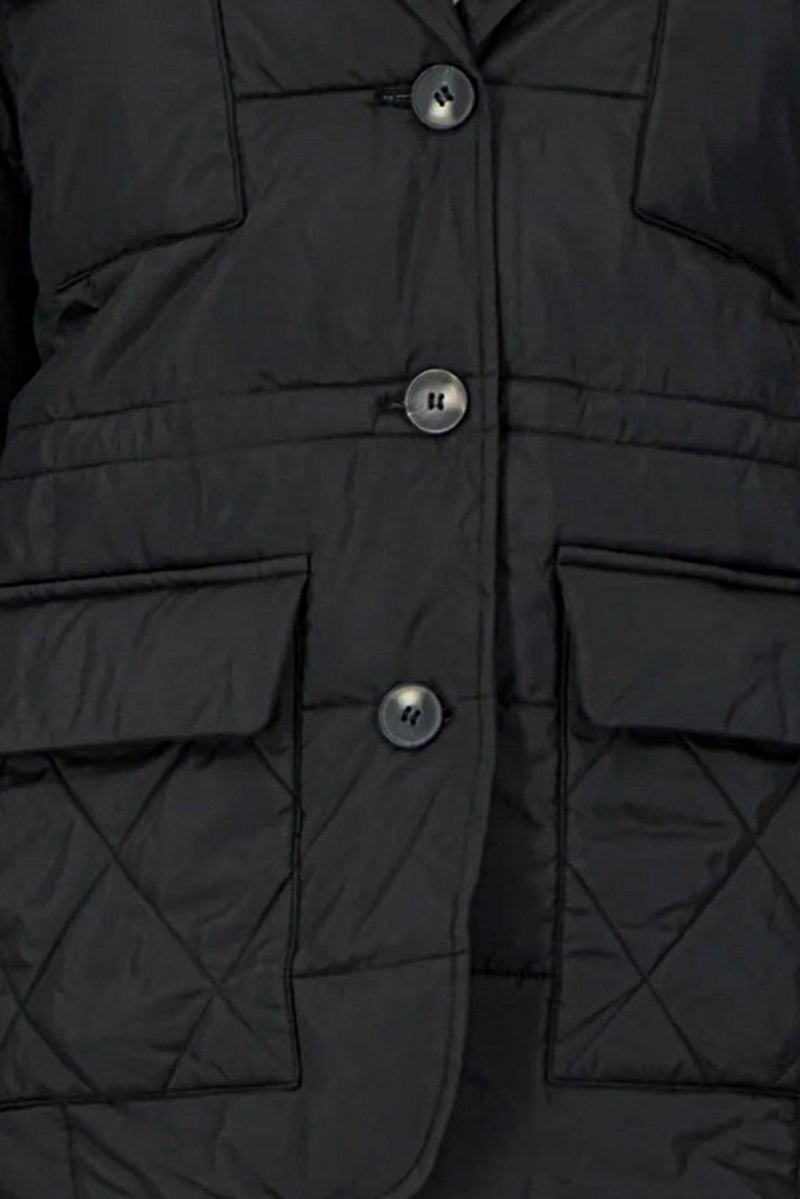 Andrew Marc Women Quilted Puffer Jacket, Black - Image 5