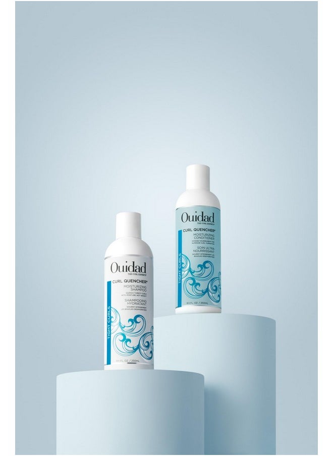 Ouidad Ouidad Curl Quencher Moisturizing Conditioner - 8.5 fl oz, Curl Defining Hair Conditioner for Soft, Nourished & Hydrated Curls, Helps Repair Damage, Creamy Detangling Conditioner, For Tight Curls  - Image 4