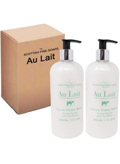 Scottish Fine Soaps Au Lait Liquid Hand Wash Shea Butter 17.5 Ounces (Pack of 2)  - Image 2