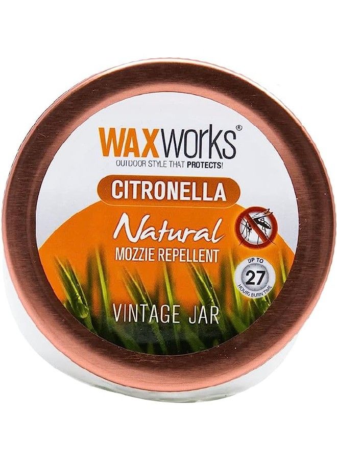 WAX WORKS Wax Works Citronella Jam Jar Vintage  - Image 1