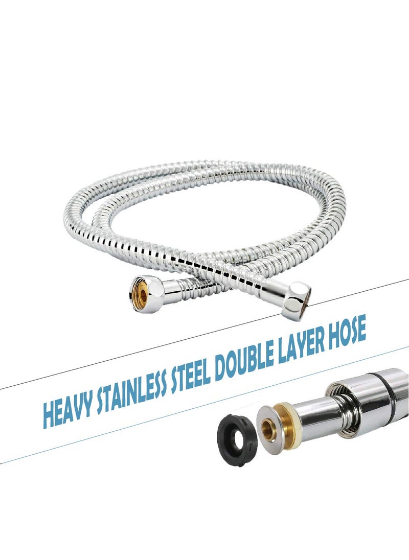 Mawson Mawson 15 Meter Flexible 304 Grade Stainless Steel Shower Tube Chrome Finish  - Image 1