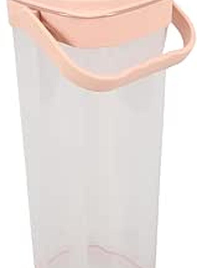 Large 2 Liter Rose Water Jug Beverage Dispenser With Lid For Fridge - Image 1