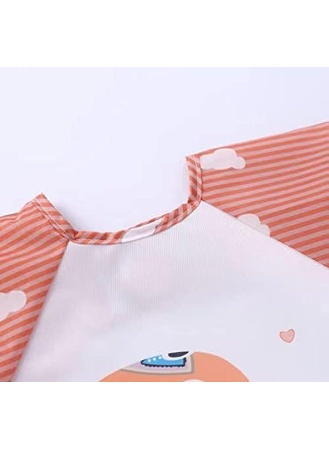3 Pack Long Sleeve Bibs| Waterproof Full Sleeve Bib for Baby Infant Toddler 6-36 Months - Image 3