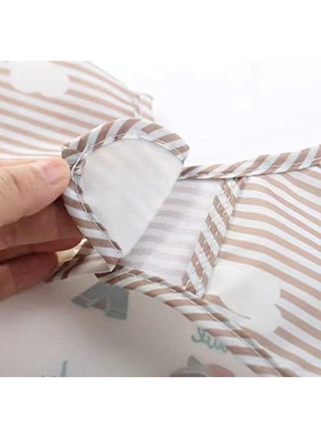 3 Pack Long Sleeve Bibs| Waterproof Full Sleeve Bib for Baby Infant Toddler 6-36 Months - Image 4