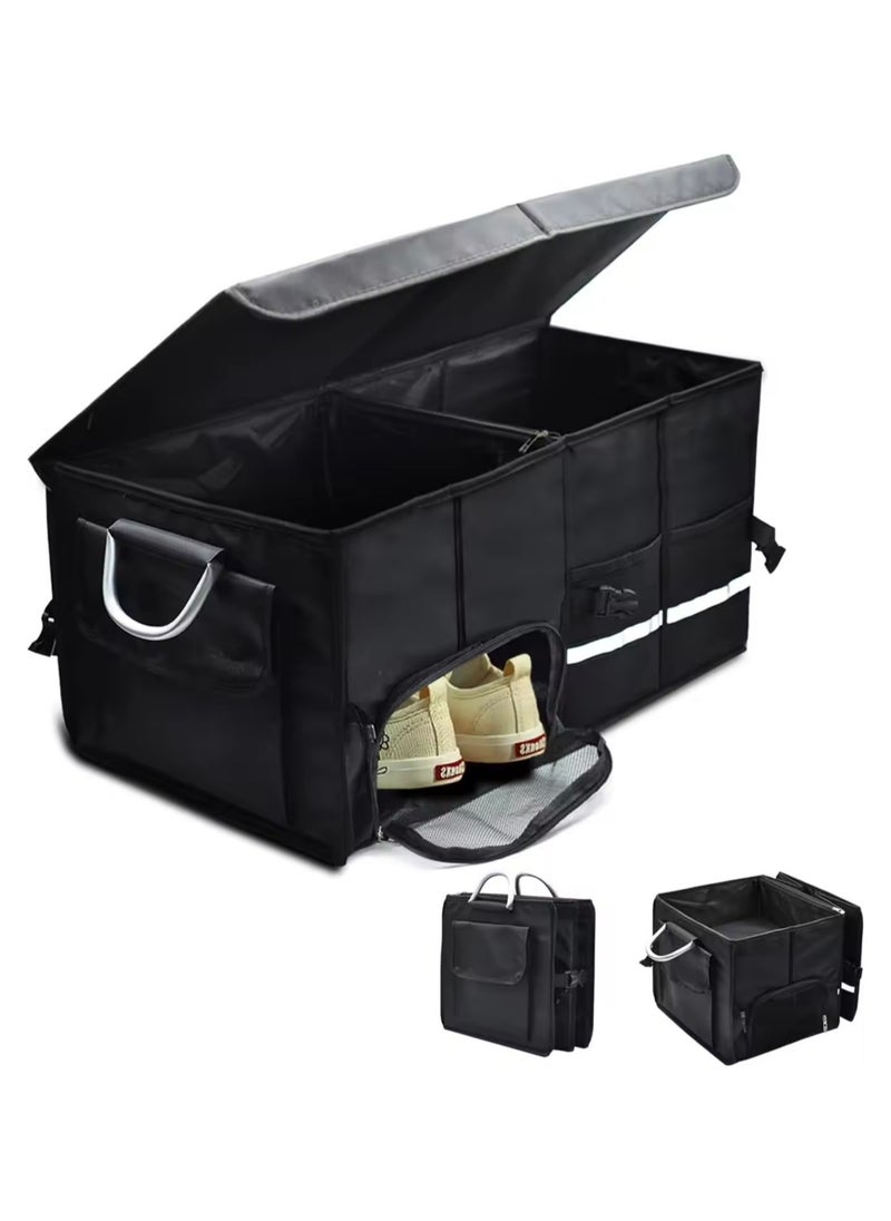 Generic - Collapsible Heavy Duty Portable Multi-Functional Car Trunk Organizer with Special Room for Shoes - Image 1