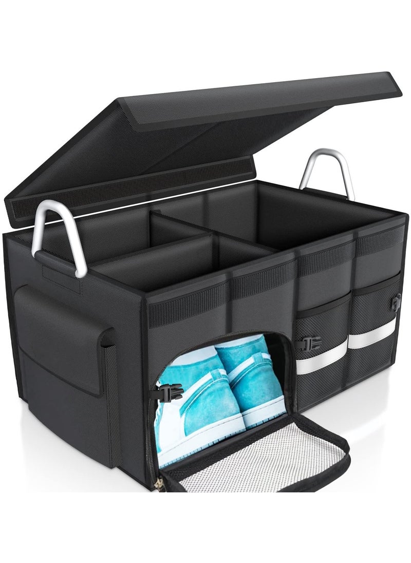 Generic - Collapsible Heavy Duty Portable Multi-Functional Car Trunk Organizer with Special Room for Shoes - Image 1